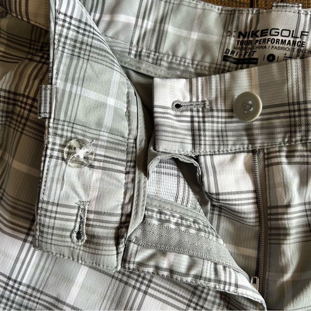 Nike | Tour Performance | Plaid Dri-Fit Golf Pants | Size 4 - Picture 11 of 15